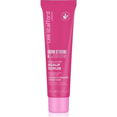 Lee Stafford Grow Strong & Long Stimulating Scapl Scrub peeling do skóry głowy produkt wegański 100 ml