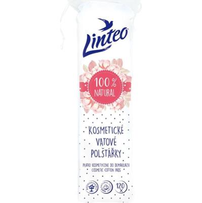 Linteo Natural Cotton Pads waciki kosmetyczne 120 szt.