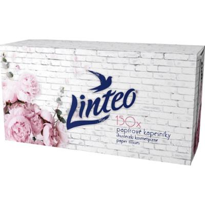 Linteo Paper Tissues Two-ply Paper, 150 pcs per box chusteczki papierowe 150 szt.