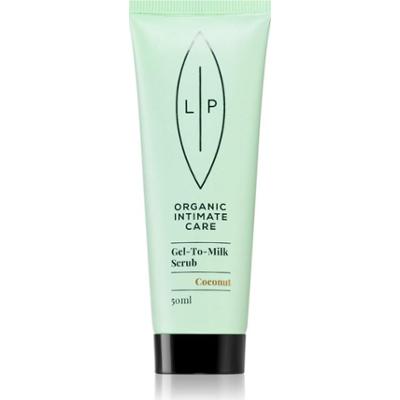 Lip Intimate Care Organic Intimate Care Gel To Milk Scrub delikatny peeling z kokosem Coconut 50 ml