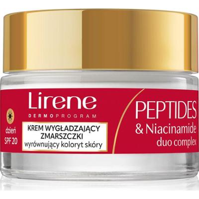 Lirene Peptides & Niacinamide Duo Complex ujędrniający krem przeciwzmarszczkowy na dzień do skóry dojrzałej SPF20 50 ml