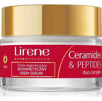 Lirene Ceramides & Peptides Duo Complex odnawiający krem na noc z efektem regenerującym 50 ml