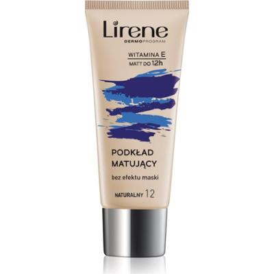 Lirene ALL DAY MATT! podkład matujący we fluidzie dla długotrwałego efektu odcień 12 Natural 30 ml