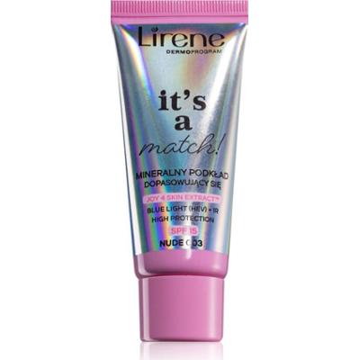 Lirene Mineral mineralny krem tonujący do skóry normalnej i mieszanej SPF 15 nude 30 ml
