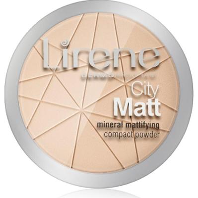 Lirene City Matt puder matujący odcień 01 Transparent 9 g