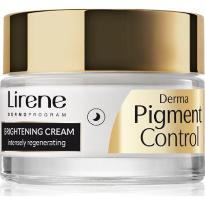 Lirene Derma Pigment Control Brightening Night Cream rozjaśniający krem na noc do skóry z przebarwieniami 50 ml