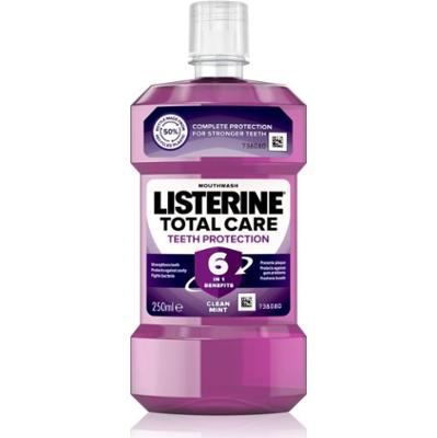 Listerine Total Care Teeth Protection płyn do płukania zapewniający kompletną ochronę zębów i świeży oddech Clean Mint 250 ml