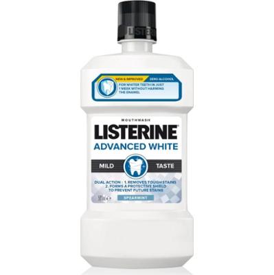 Listerine Advanced White Mild Taste wybielający płyn do płukania jamy ustnej 500 ml