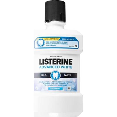 Listerine Advanced White Mild Taste wybielający płyn do płukania jamy ustnej 1000 ml
