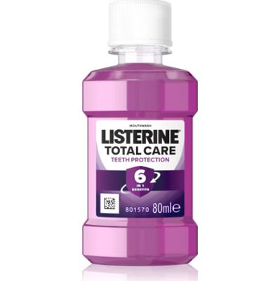 Listerine Total Care Teeth Protection płyn do płukania zapewniający kompletną ochronę zębów 6 in 1 80 ml