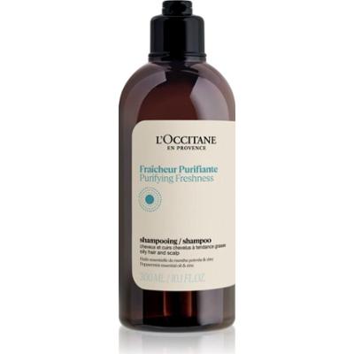 L’Occitane Purifying Freshness Shampoo szampon oczyszczający do włosów normalnych i przetłuszczających się 300 ml