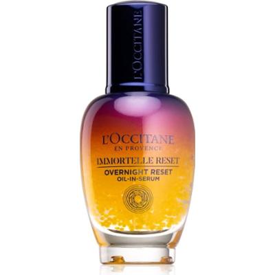 L’Occitane Immortelle Reset Overnight Reset Oil-in-Serum przeciwzmarszczkowe serum rozjaśniające 30 ml