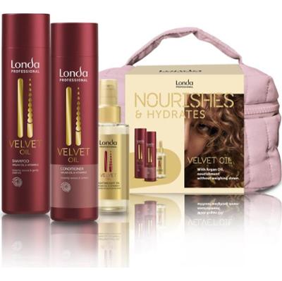 Londa Professional Velvet Oil Set zestaw upominkowy nawilżające i nadające blask