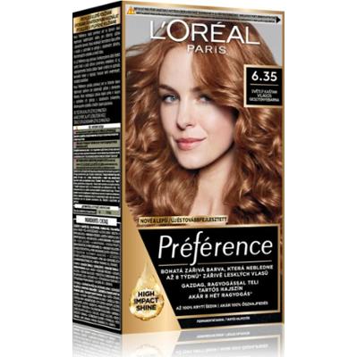 L’Oréal Paris Préférence farba do włosów odcień 6.35 Light Amber 1 szt.
