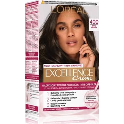 L’Oréal Paris Excellence Cool Creme farba do włosów odcień 4 Brąz 1 szt.
