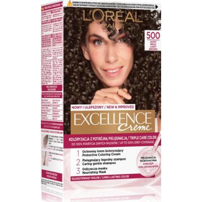 L’Oréal Paris Excellence Cool Creme farba do włosów odcień 5 Jasny brąz 1 szt.