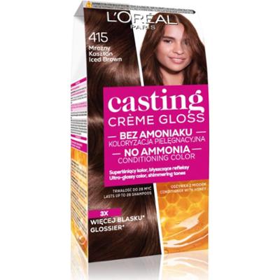 L’Oréal Paris Casting Creme Gloss farba do włosów odcień 415 Mroźny kasztan 1 szt.