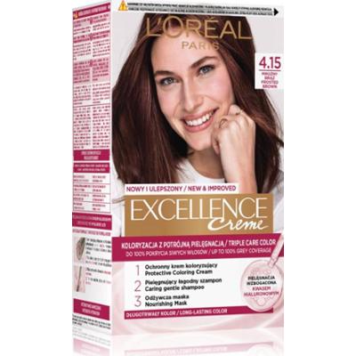 L’Oréal Paris Excellence Cool Creme farba do włosów odcień 4.15 Mroźny brąz 1 szt.
