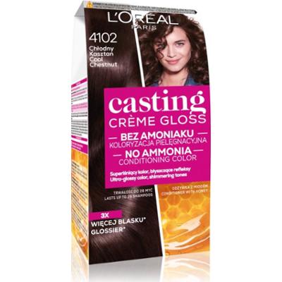 L’Oréal Paris Casting Creme Gloss farba do włosów odcień 4102 Chłodny kasztan 1 szt.