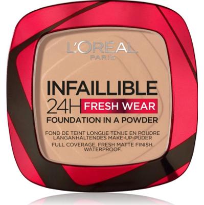 L’Oréal Paris Infaillible Fresh Wear 24h podkład w pudrze odcień 120 Warm Doré 9 g
