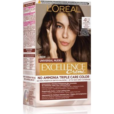 L’Oréal Paris Excellence Universal Nudes trwała farba do włosów odcień BROWN 4U 1 szt.