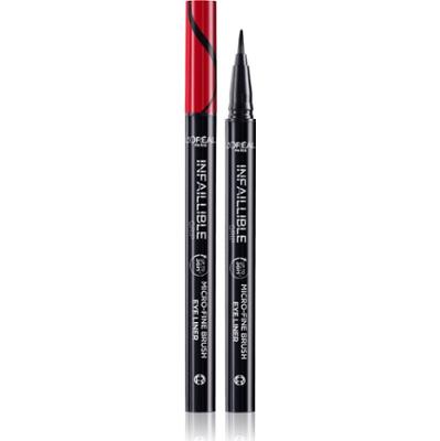 L’Oréal Paris Infaillible Grip 36h Micro-Fine liner eyeliner w pisaku odcień 01 Obsidian black 0,4 g