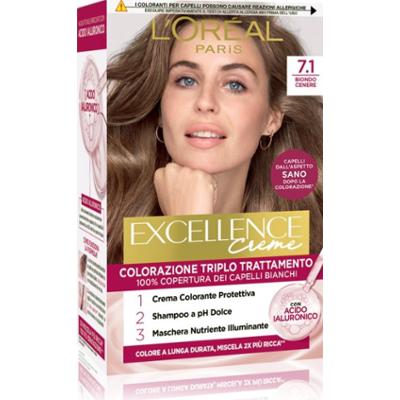 L’Oréal Paris Excellence Cool Creme farba do włosów odcień 7.1 Biondo Cenere 1 szt.