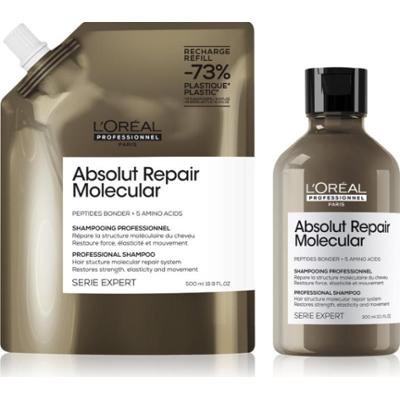 L’Oréal Professionnel Serie Expert Absolut Repair Molecular wygodne opakowanie do włosów zniszczonych
