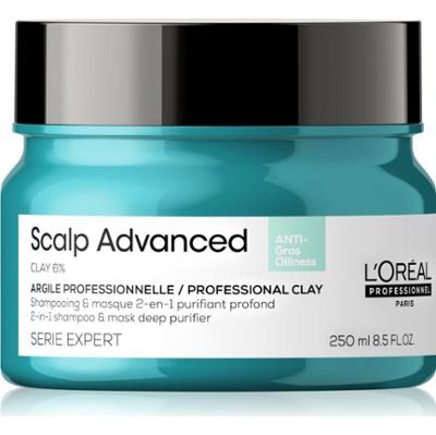L’Oréal Professionnel Serie Expert Scalp Advanced szampon i maska 2w1 do przetłuszczających się włosów i skóry głowy 250 ml
