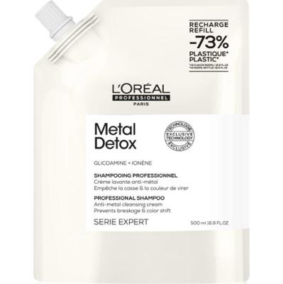L’Oréal Professionnel Serie Expert Metal Detox szampon głęboko oczyszczający do włosów farbowanych i zniszczonych 500 ml