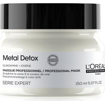 L’Oréal Professionnel Serie Expert Metal Detox maska głęboko odżywiająca do włosów farbowanych i zniszczonych 150 ml