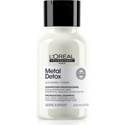 L’Oréal Professionnel Serie Expert Metal Detox szampon głęboko oczyszczający do włosów farbowanych i zniszczonych 100 ml