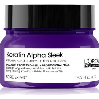 L’Oréal Professionnel Serie Expert Keratin Alpha Sleek maseczka odżywcza dla gładkiego wyglądu włosów 250 ml