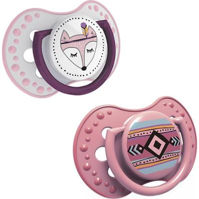 LOVI Indian Summer 18+ m smoczek Girl 2 szt.