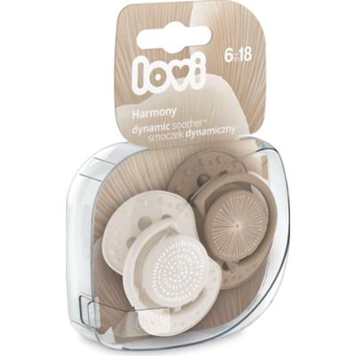 LOVI Harmony 6-18m smoczek 2 szt.