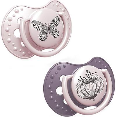 LOVI Botanic 18+ m smoczek Girl 2 szt.