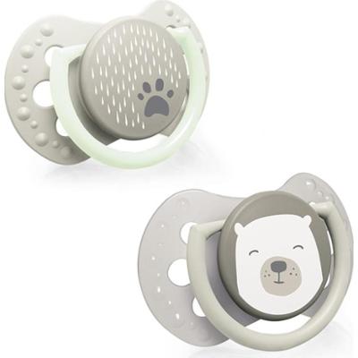 LOVI Buddy Bear Mini smoczek 0-2 m 2 szt.