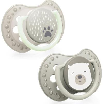 LOVI Buddy Bear smoczek 6-18 m 2 szt.