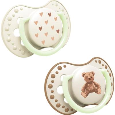 LOVI Teddy Love smoczek 6-18m 2 szt.