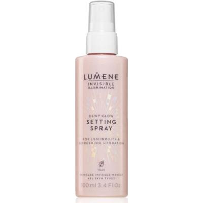 Lumene Invisible Illumination Dewy Glow rozświetlający spray utrwalający 100 ml