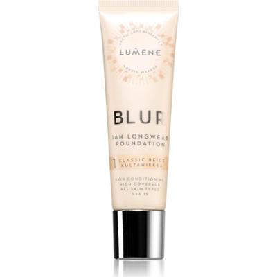 Lumene Blur 16h Longwear długotrwały 16H podkład odcień 1 Classic Beige (Warm) 30 ml