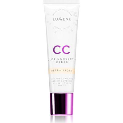 Lumene CC Color Correcting Cream korygujący podkład odcień 00 Ultra Light (Warm) 30 ml