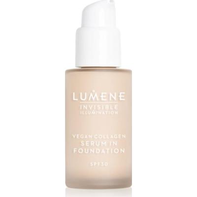 Lumene Invisible Illumination Vegan Collagen Serum in Foundation lekki podkład o działaniu odżywczym SPF 30 00 30 ml