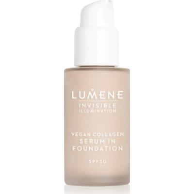 Lumene Invisible Illumination Vegan Collagen Serum in Foundation lekki podkład o działaniu odżywczym SPF 30 0.5 30 ml