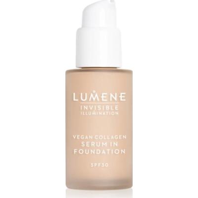Lumene Invisible Illumination Vegan Collagen Serum in Foundation lekki podkład o działaniu odżywczym SPF 30 1.5 30 ml