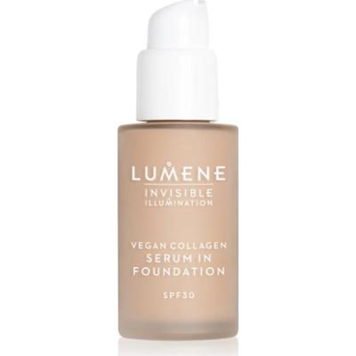 Lumene Invisible Illumination Vegan Collagen Serum in Foundation lekki podkład o działaniu odżywczym SPF 30 2 30 ml