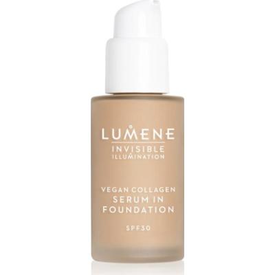 Lumene Invisible Illumination Vegan Collagen Serum in Foundation lekki podkład o działaniu odżywczym SPF 30 4 30 ml