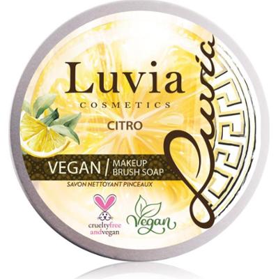 Luvia Cosmetics Brush Soap mydło oczyszczające do pędzli kosmetycznych z zapachem Citro 100 g