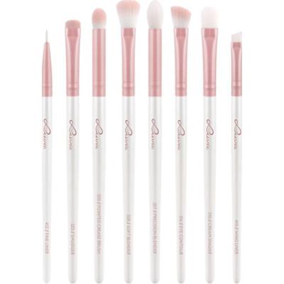 Luvia Cosmetics Prime Vegan All Eye Want zestaw pędzli do oczu Candy (Pearl White / Rose) 8 szt.