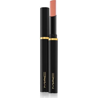 MAC Cosmetics Powder Kiss Velvet Blur Slim Stick matowa szminka nawilżająca odcień Spice World 2 g